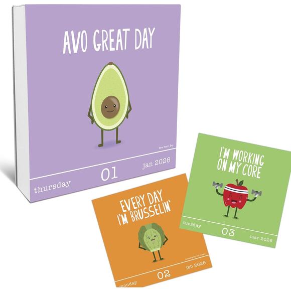 2026 Punny Daily Desk Calendar – 365 Funny Tear Off Pages for Home or Office - Picture 2 of 7